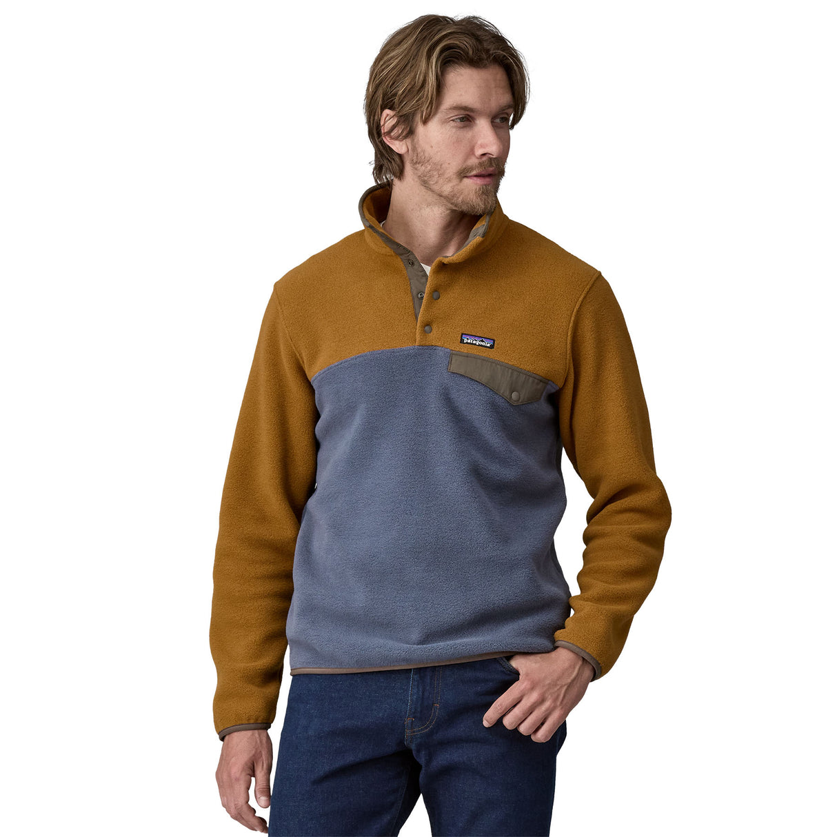 MEN'S FLEECE LW SYNCH SNAP-T P/O