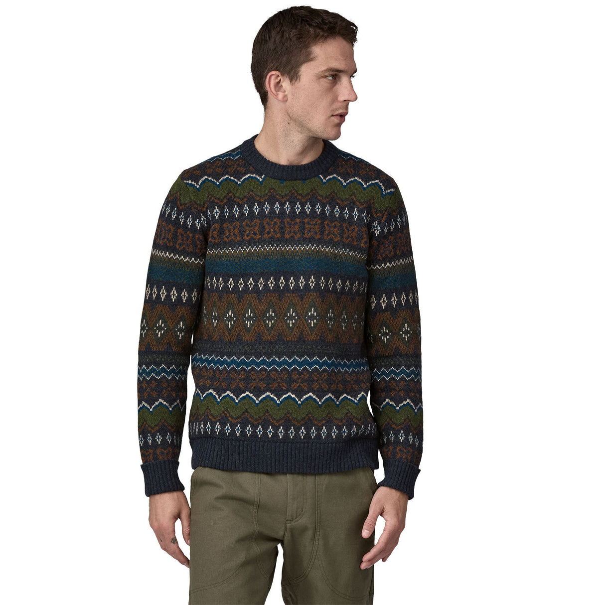 MEN'S RECYCLED WOOL-BLEND SWEATER