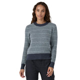 ŽENSKI PULOVER RECYCLED WOOL-BLEND CREWNECK SWEATER