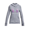 GIRLS PULLOVERUA RIVAL FLEECE LOGO HOODIE