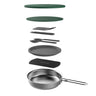 TABLEWARE SET FOR 2 PERSONS ADVENTURE PAN SET