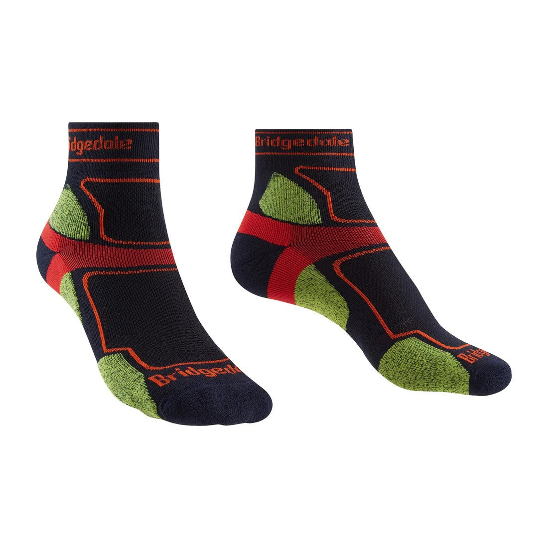 MEN'S SOCKS TRAIL RUN ULTRALIGHT T2 COOLMAX SPORT 3/4 CREW