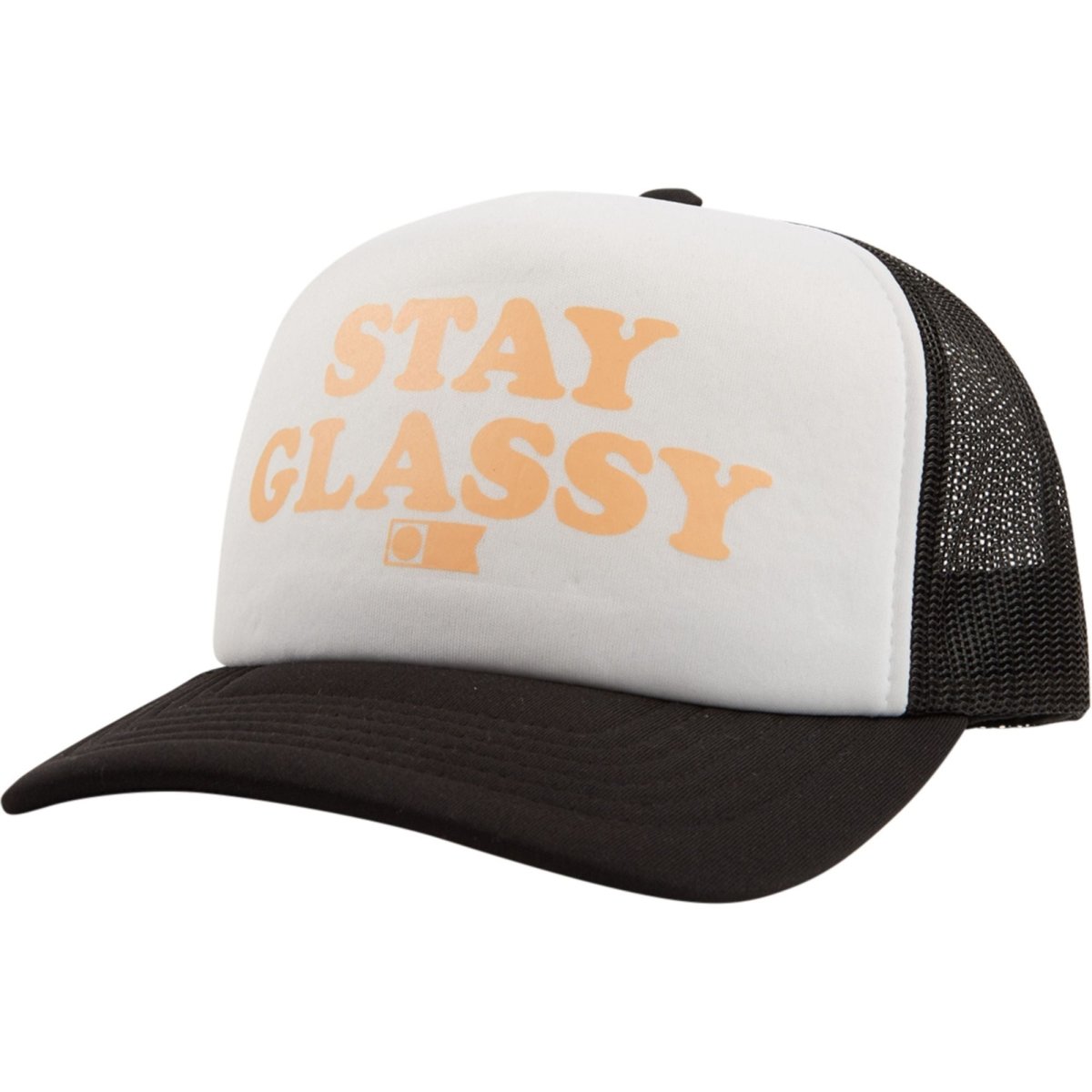 CAP WITH STAY GLASSY blue visor