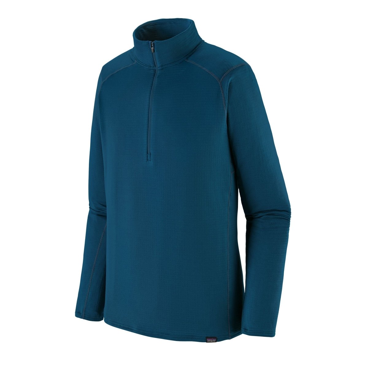 MOŠKA MAJICA CAPILENE THERMAL WEIGHT ZIP-NECK modra - Alpska Šola Bovec