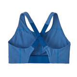 ŽENSKI ŠPORTNI MODRČEK SHADOWLITE MID IMPACT ADJUSTABLE BRA moder - Alpska Šola Bovec